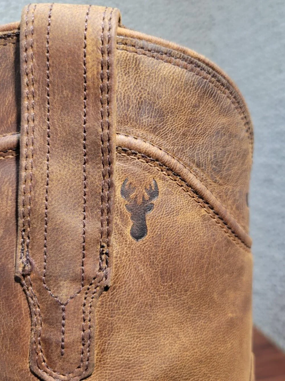Tecovas The Dean Men's Size 10D Cafe Goat Zip Boots